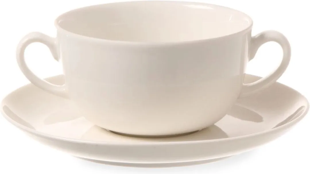 HENDI 780169 Schotel voor Soepkom - Ø18cm - Wit