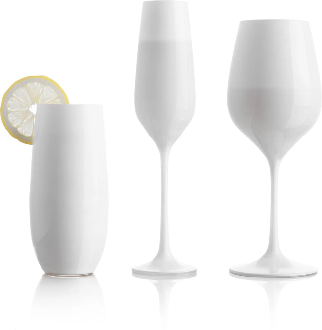 VacuVin Champagne Glazen 20cl - Wit - Kristalglas - 2 Stuks