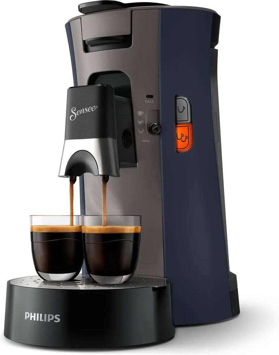 Philips Senseo CSA240/71 Volledig Automatische Koffiecupmachine - Blauw/Grijs