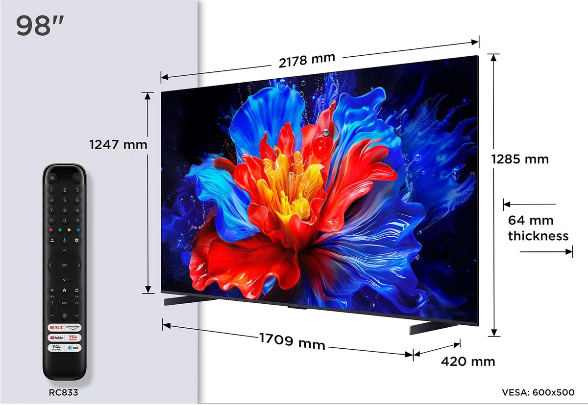TCL P8K 98P8K 98" 4K Smart TV