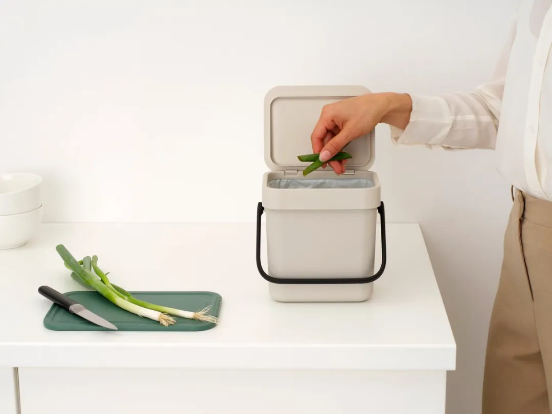 Brabantia Sort & Go Afvalbakje 3L - Soft Beige