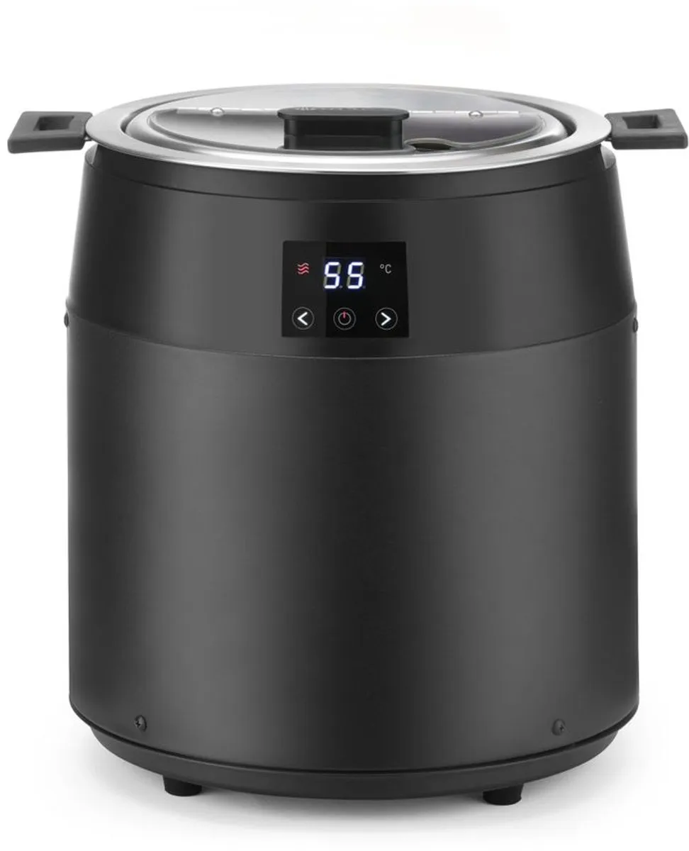 HENDI Elektrische Soepketel 10L - Zwart