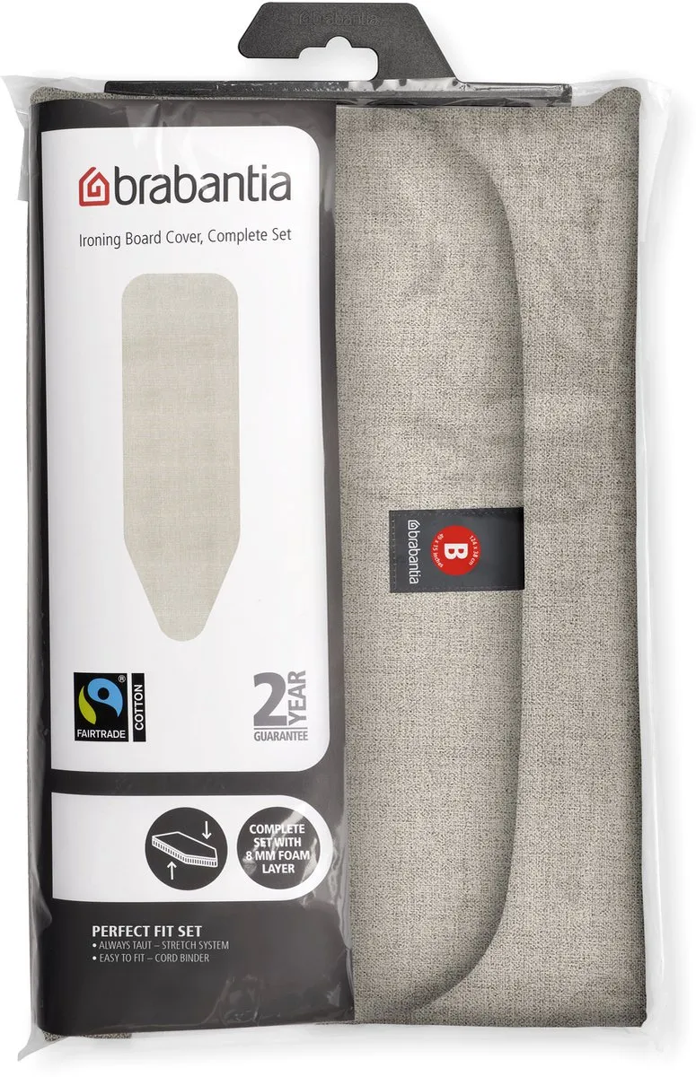 Brabantia Strijkplankhoes 236204 - 124x38cm - Denim Grey