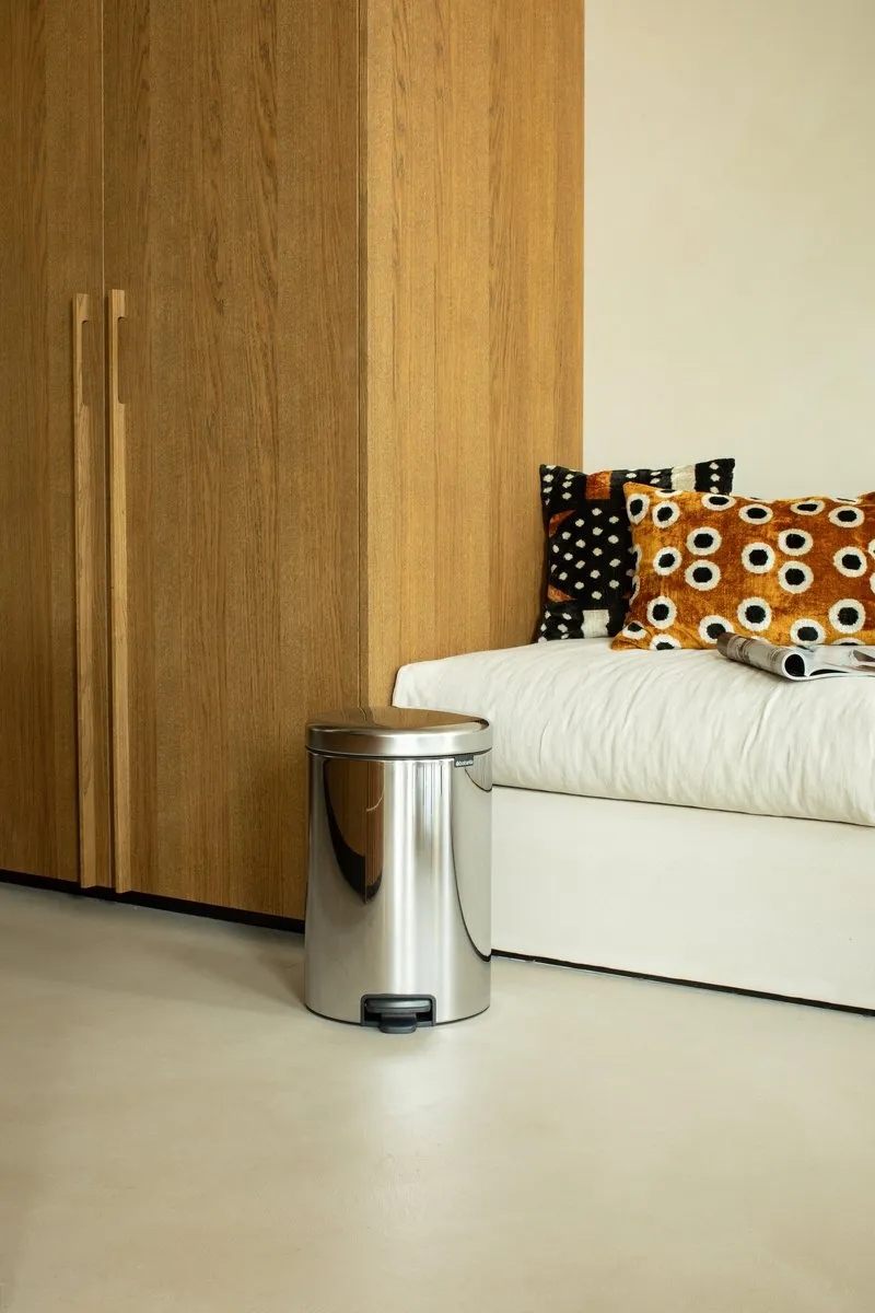 Brabantia NewIcon Prullenbak 20L - Brilliant Steel