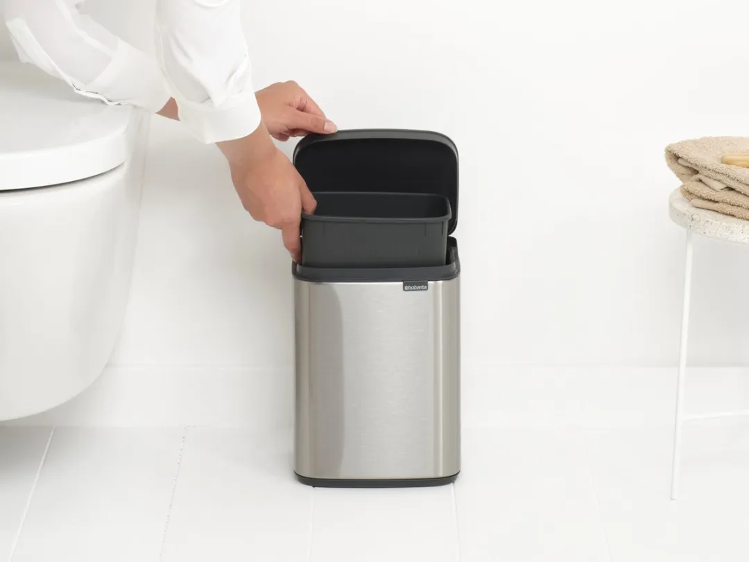 Brabantia Bo Prullenbak 4L Matt Steel Fingerprint Proof - afbeelding 6 van 6