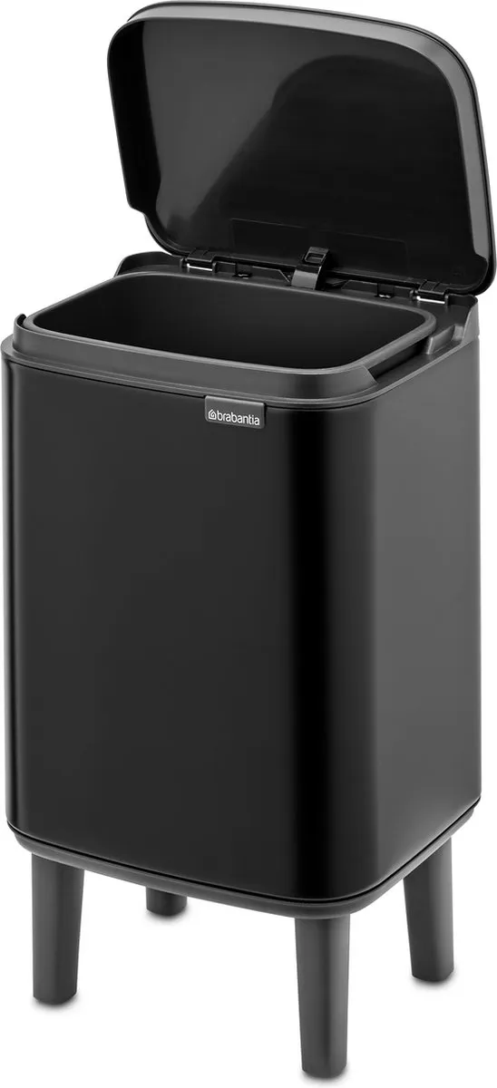 Brabantia Bo Hi Prullenbak 4L - Matt Black - afbeelding 6 van 6
