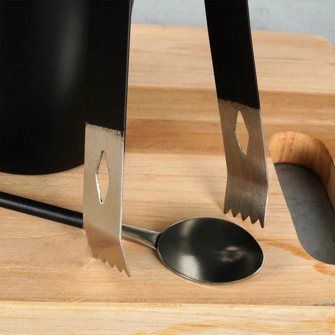 Excellent Houseware Cocktailshakerset 5-delig - Mat zwart