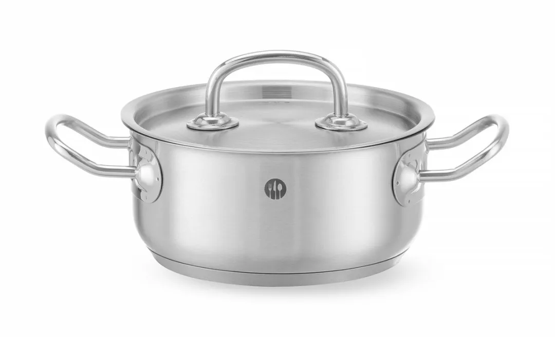 Hendi Kookpan 1,5L Inductiegeschikt - Ø16cm - Zilver