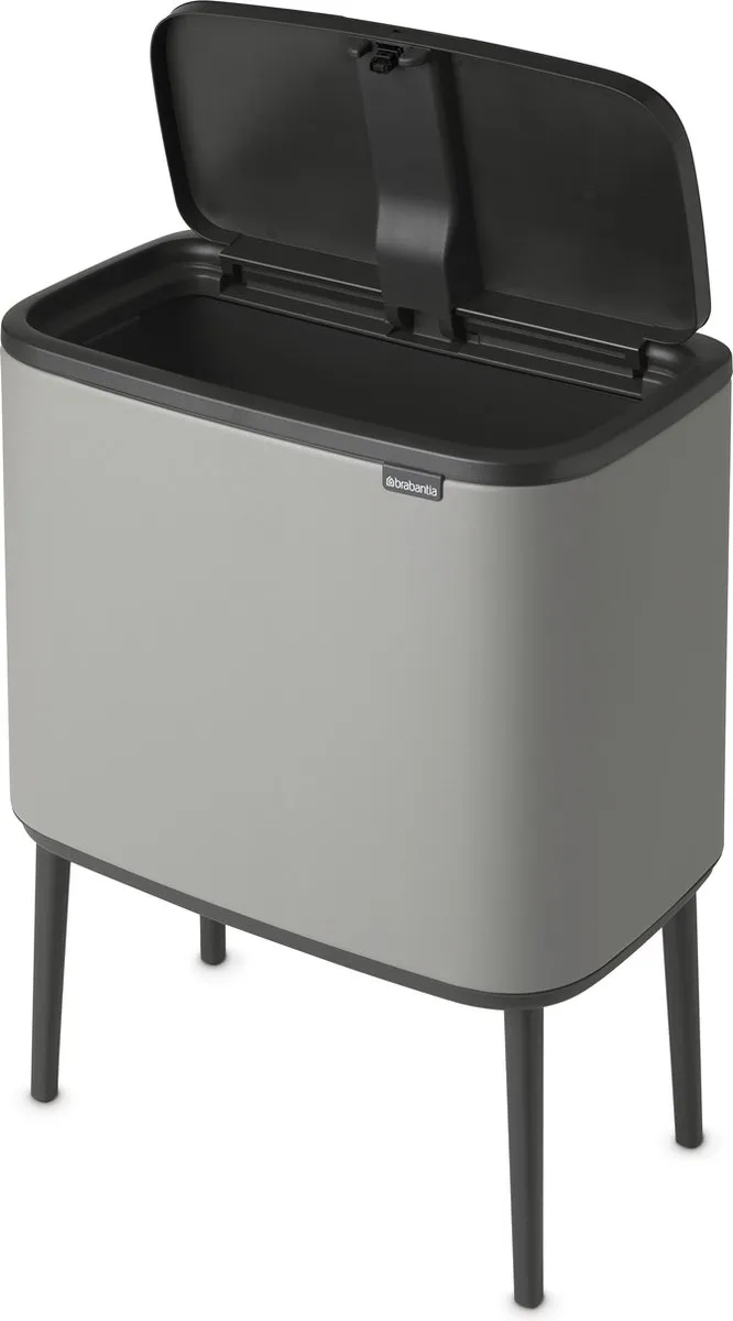 Brabantia Bo Touch Bin Prullenbak 36L - 1 Vak - Mineral Concrete Grey