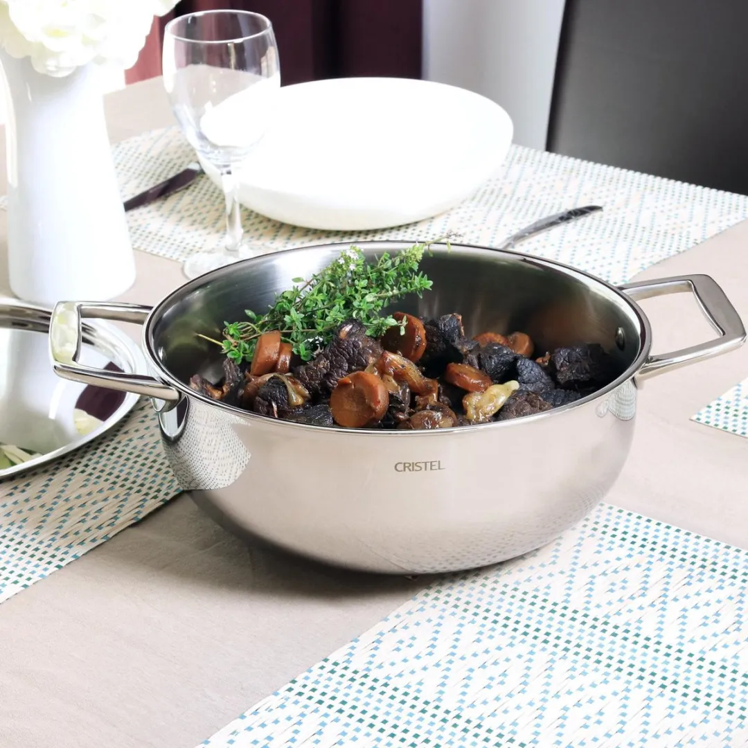 Cristel Castel'Pro Steelpan 1.4L - Inox - 2 Stuks