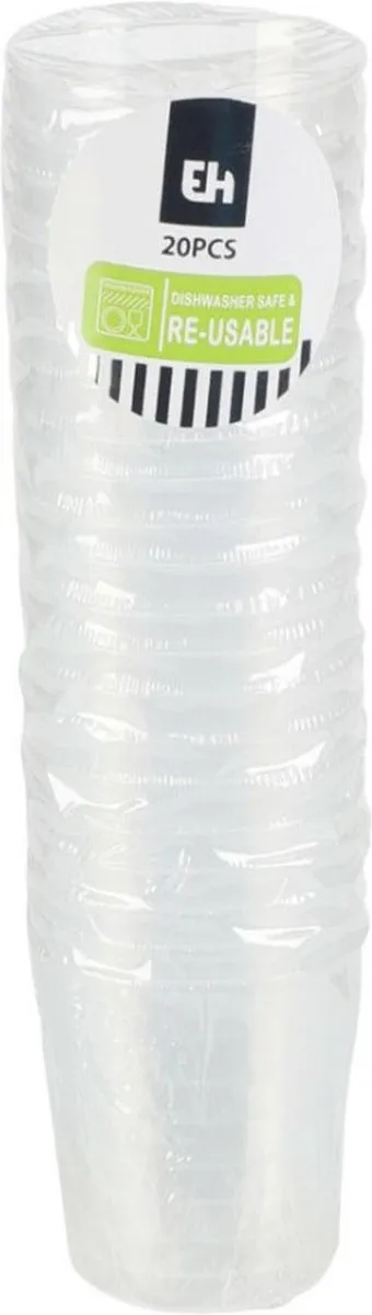 Excellent Houseware Shotglazen 40ST - 30ml - Transparant - 40 Stuks