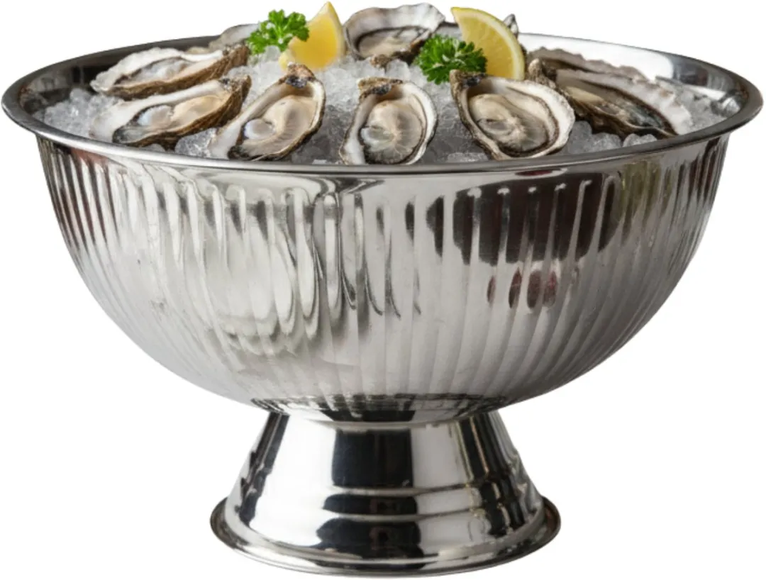 Excellent Houseware Serveerschaal Oesters/Zeevruchten 40x24cm