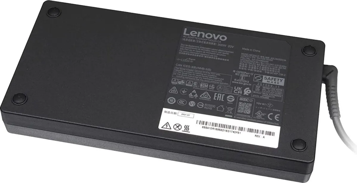Lenovo 300W Netvoedingsadapter - Zwart