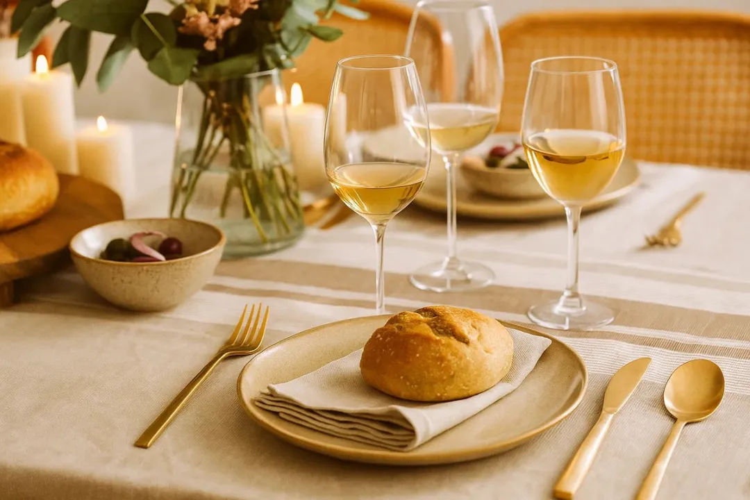 Cookinglife Bordenset Sabi Beige 6-delig – Servies Set 6 Personen – Modern Design Aardewerk – Vaatwasser- & Magnetronbestendig