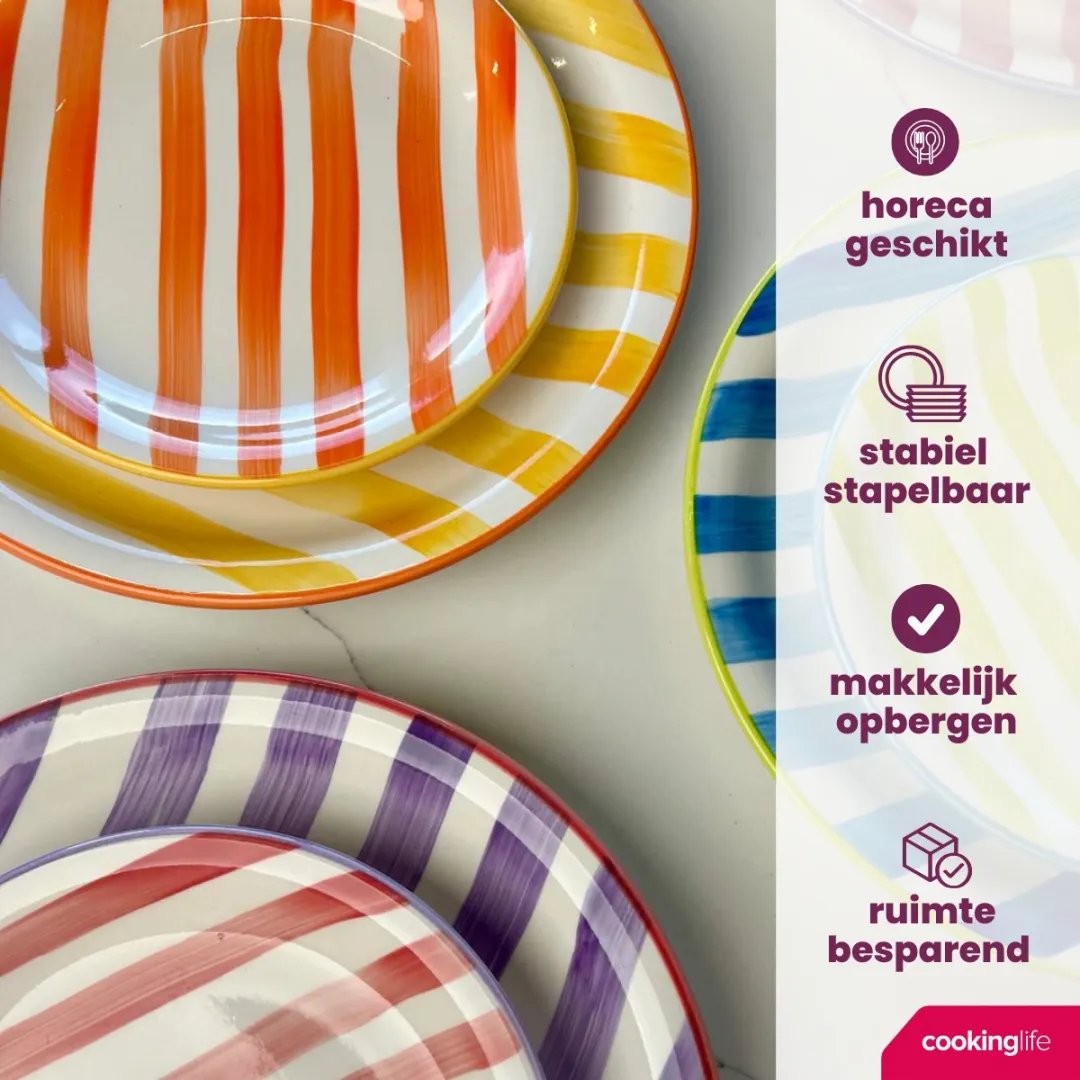 Cookinglife Kom Summer Vibes Soepkommen Ø14cm - 6 Stuks