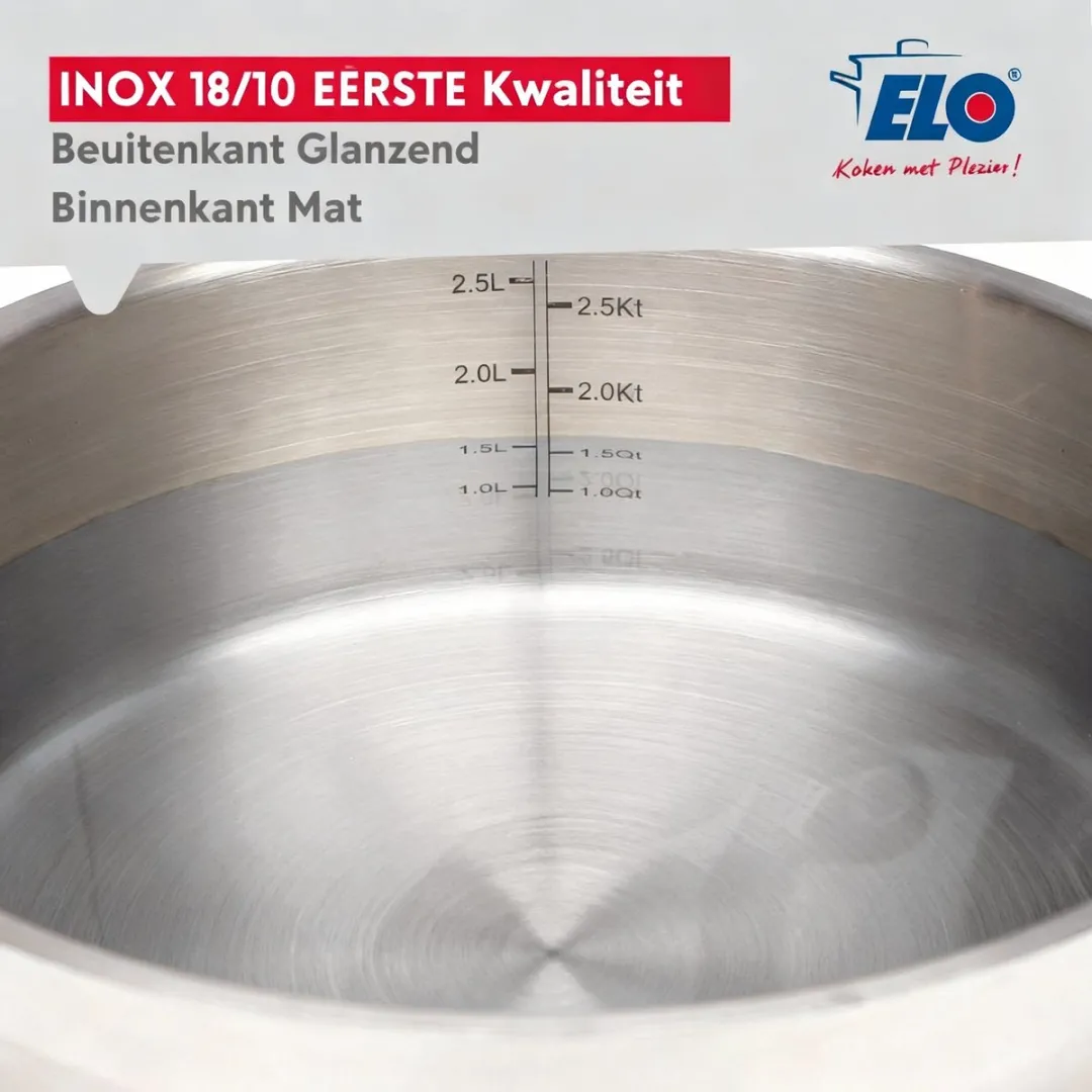 Fackelmann Elo Profi Keukenset 6-delig - 1x24cm + 5x12-26cm - Inductie - afbeelding 6 van 6