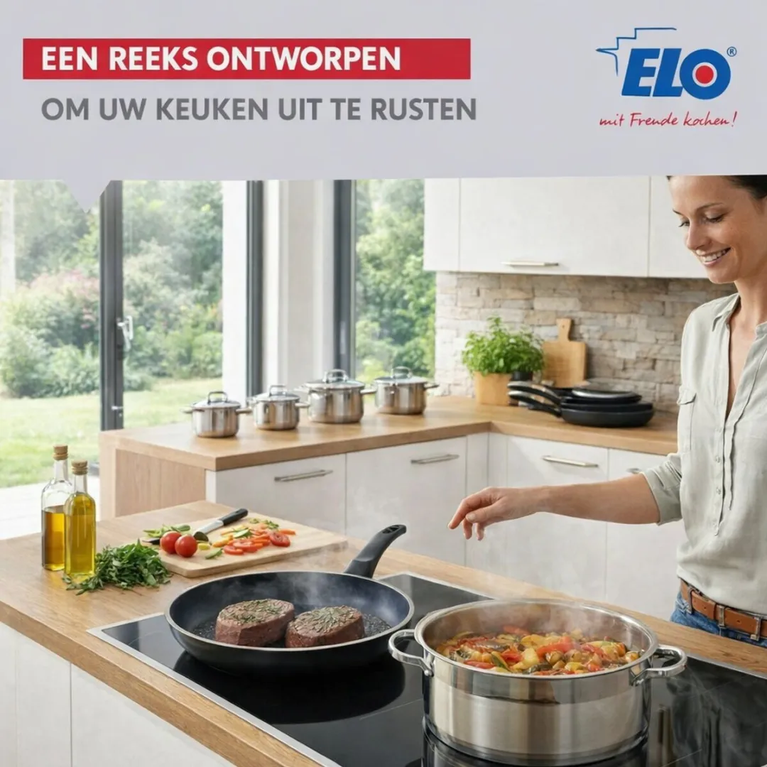 Fackelmann Elo Prima Keukengerei Set 6-delig - Inductie - Zwart