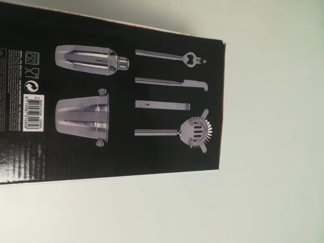Excellent Houseware Cocktailset Zilver - 6-delig 1L