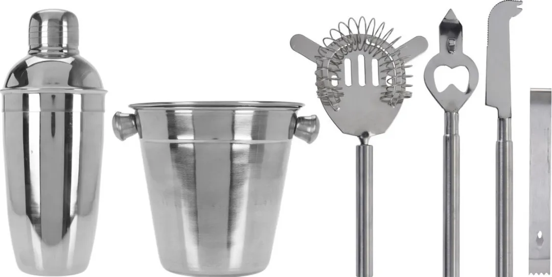 Excellent Houseware Cocktailset Zilver