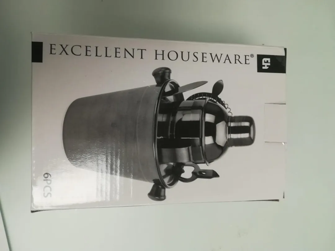 Excellent Houseware Cocktailset Zilver - 6-delig 1L