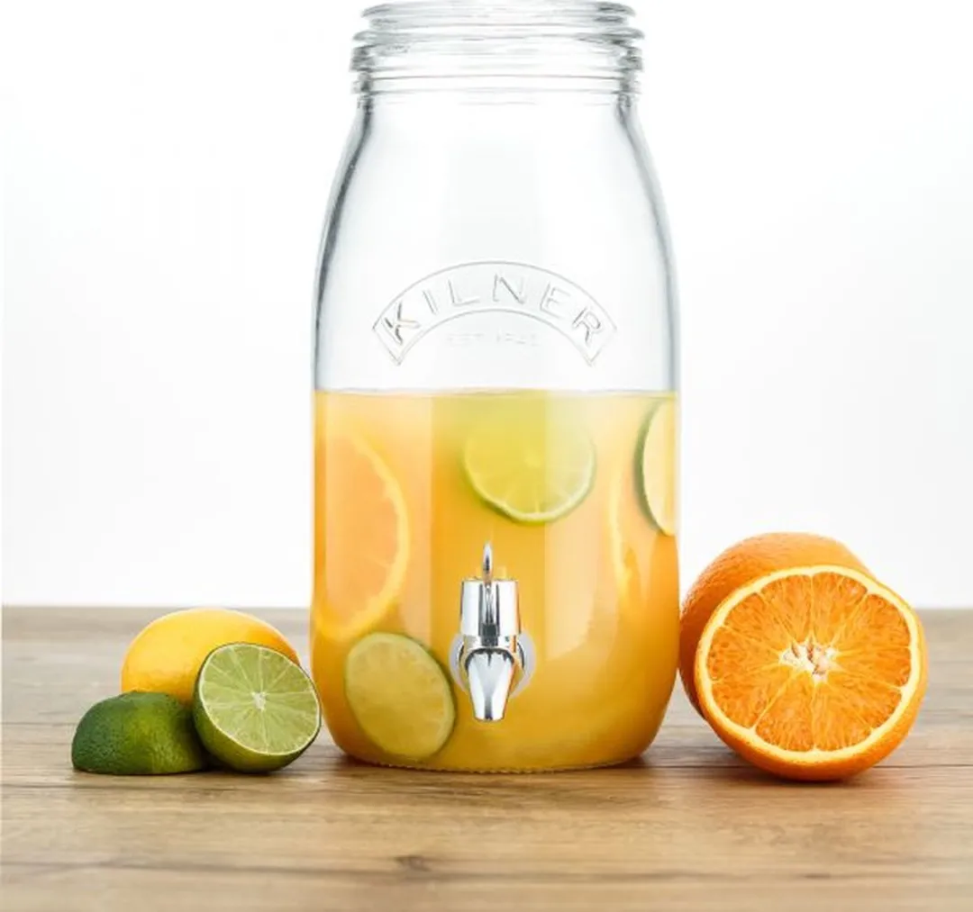 Kilner Ronde Drankendispenser 3L - Transparant