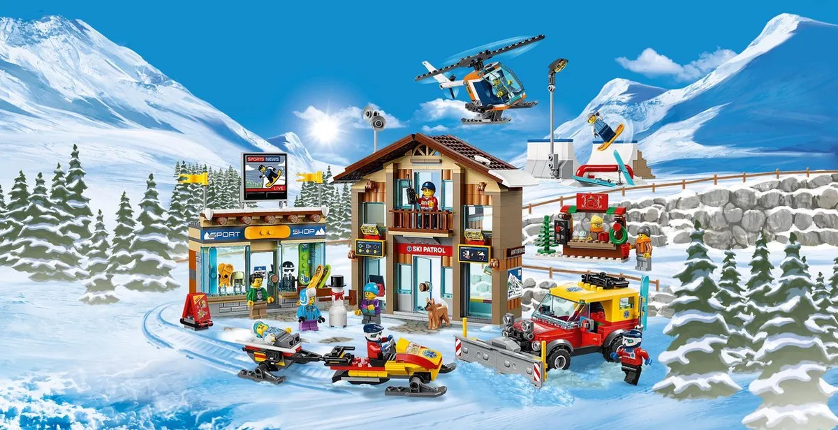 LEGO City Skiresort 60203 - 806 Stukken - 11 Minifiguren - afbeelding 6 van 6