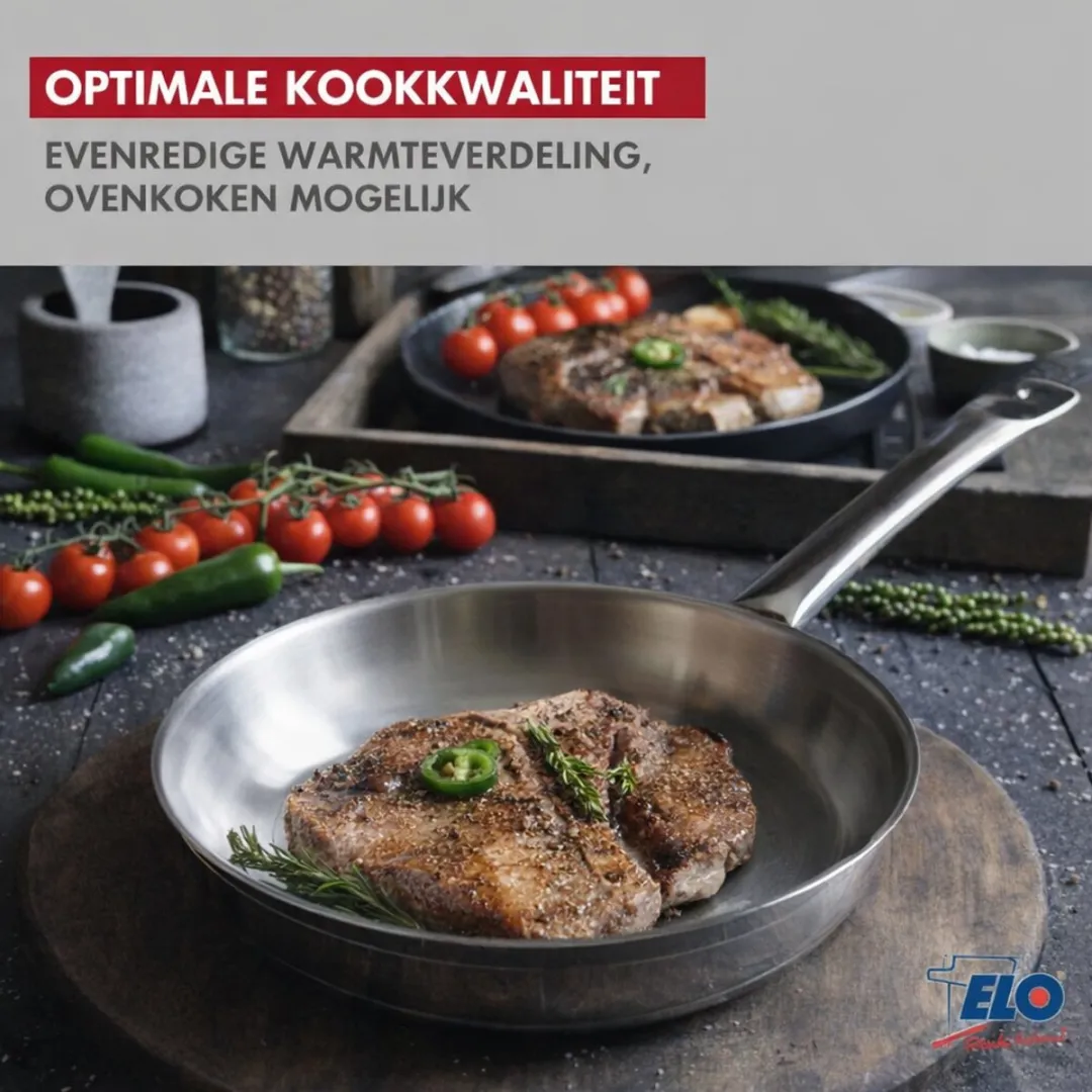 Fackelmann Elo Profi Keukenset 6-delig - Inductie - Roestvrij staal