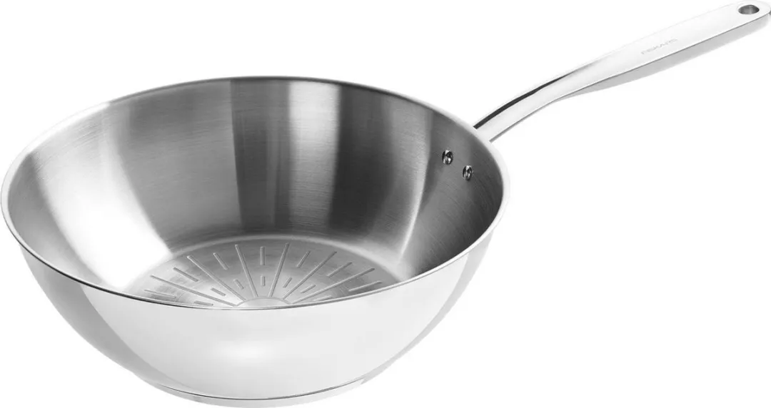Fiskars All Steel Pure Wok 28cm