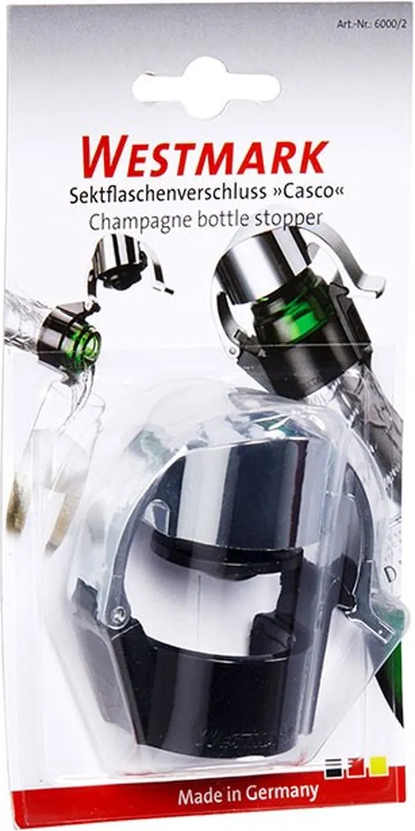 Westmark Champagnestop Casco 60022280 - Zilver/Zwart