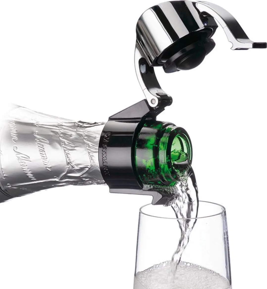 Westmark Champagnestop Casco 60022280 - Zilver/Zwart
