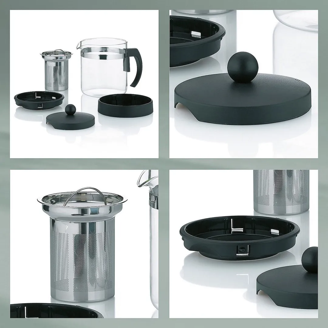 Kela Theepot 1L - Zwart