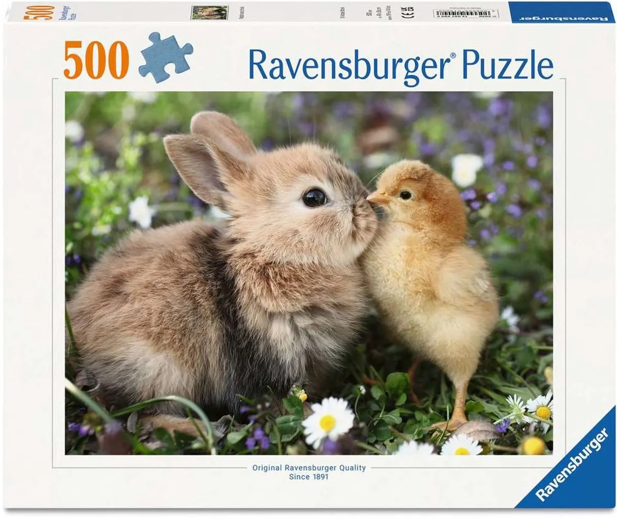 Ravensburger Rabbit and Chick Legpuzzel 500 Stuks