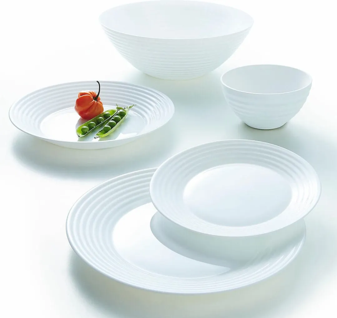 Luminarc Harena Platte Bord - Ø25cm Wit
