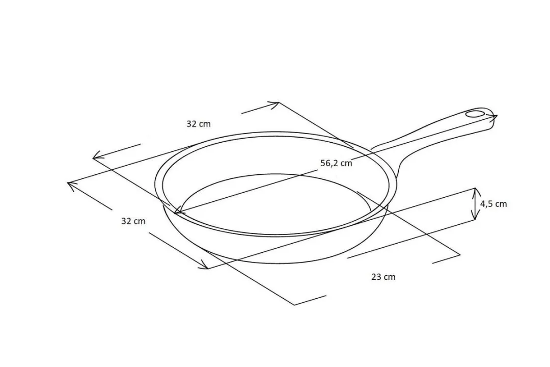 DeBuyer Mineral B Element Koekenpan 32cm - Zilver