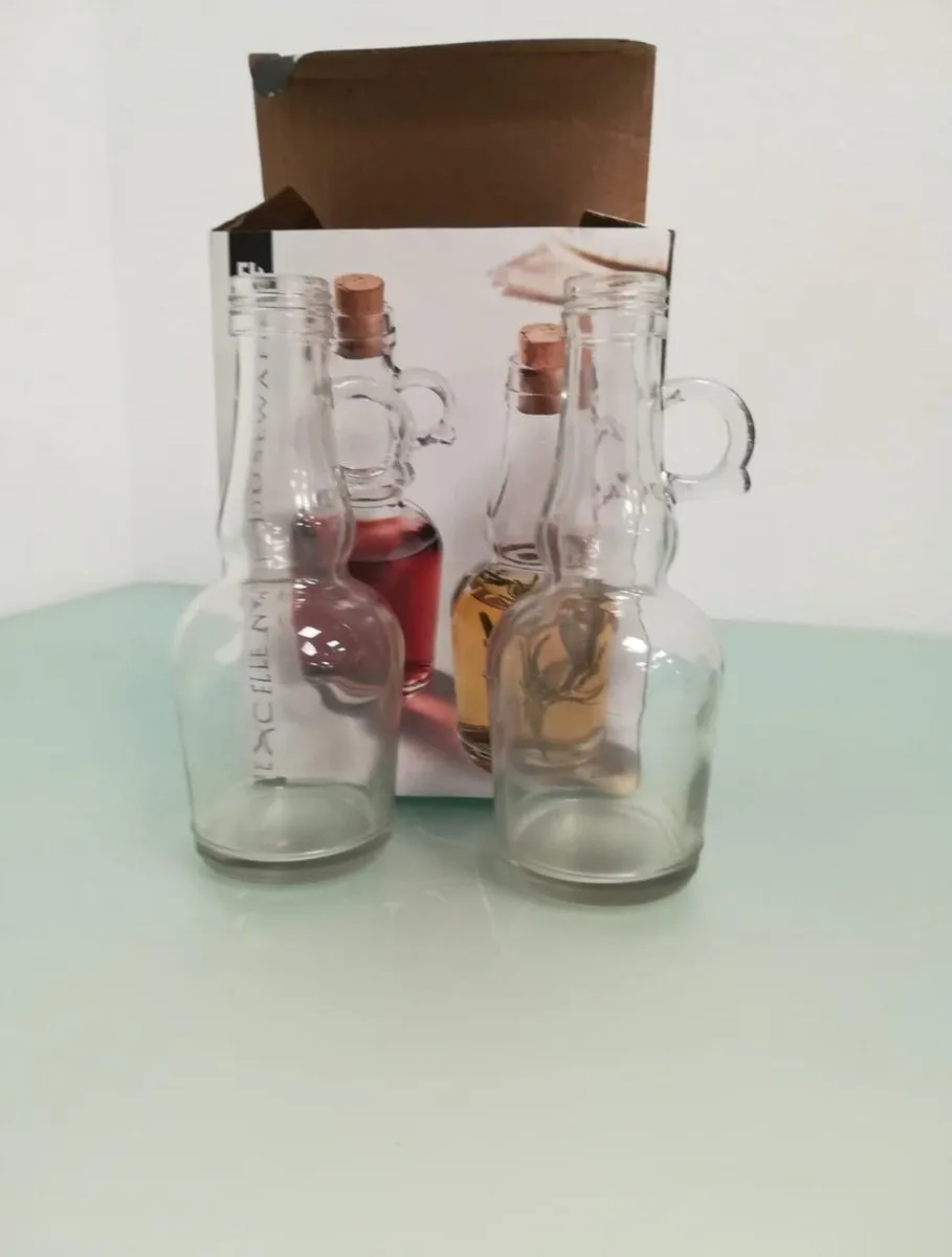 Excellent Houseware Olie & Azijn Set 7x18cm - 0.10L - Wit