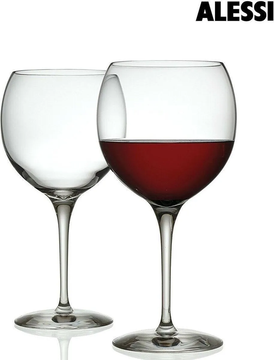 Alessi Wijnglas 1205501 - 4 Stuks - 0.65L