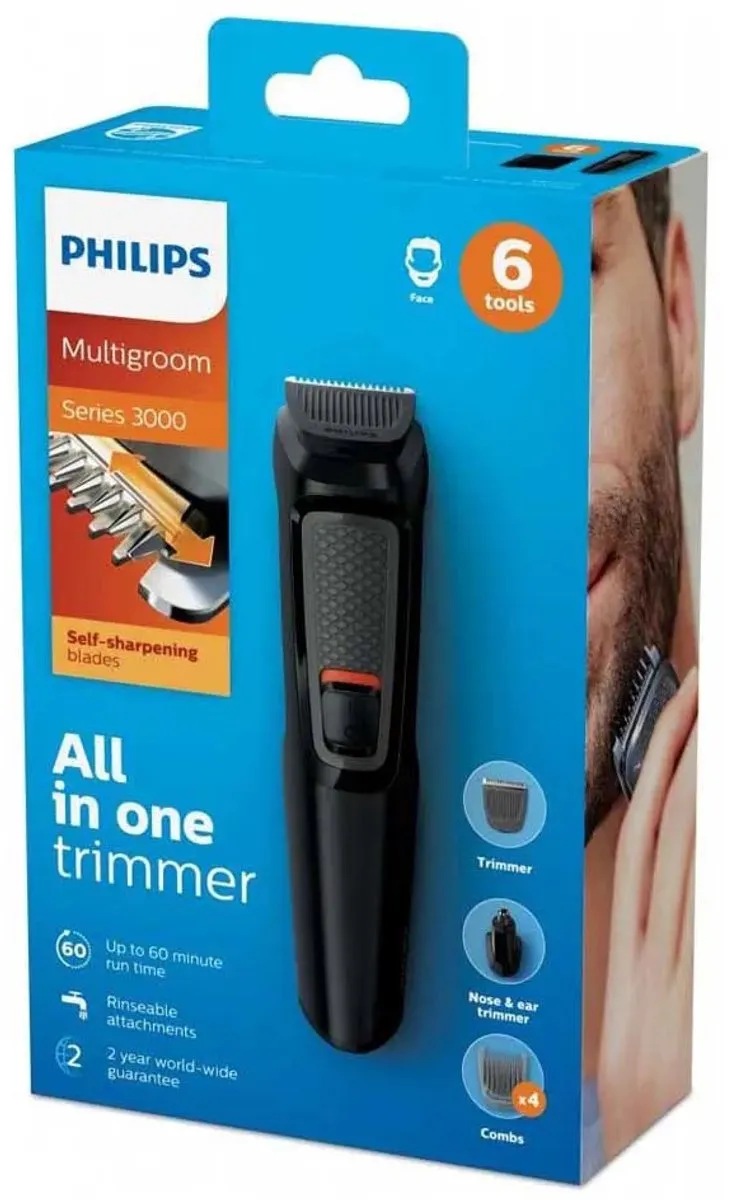 Philips Series 3000 MG3710/15 Baardtrimmer - 6-in-1