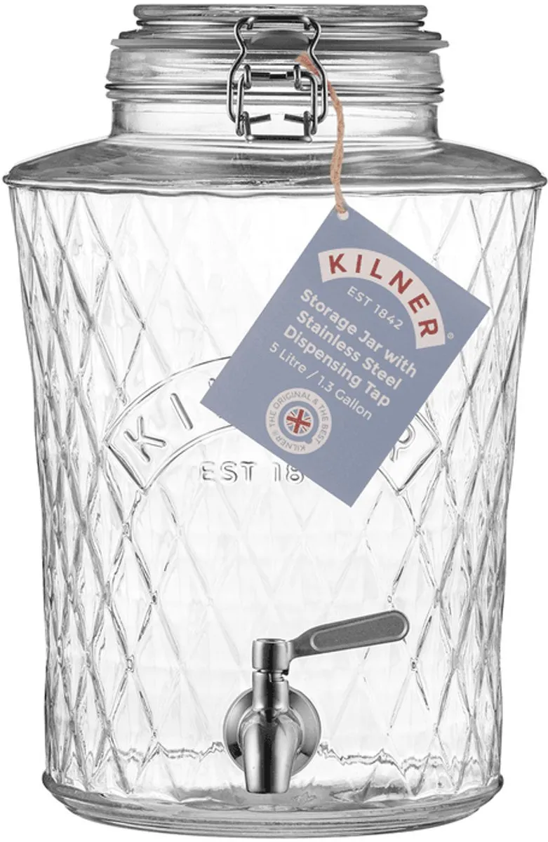 Kilner Diamond Drankdispenser 5L