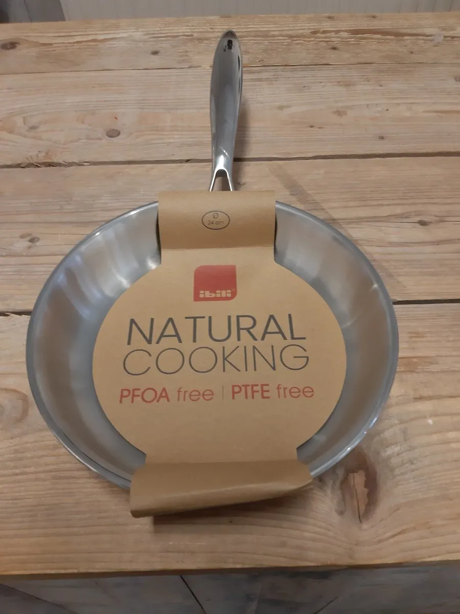 Ibili Natural Triply Koekenpan 26cm - Zilver