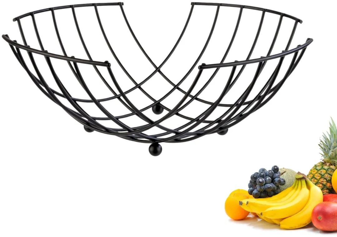 Westmark Moderno Draadmand - Fruit & Brood 28cm - Zwart