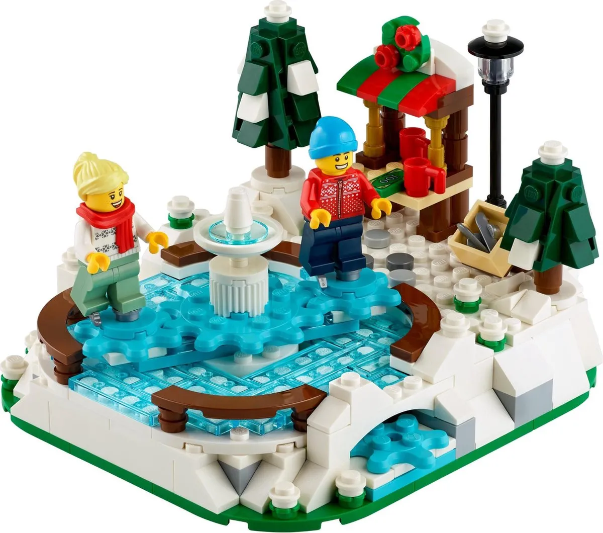LEGO 40416 Ice Skating Rink - 304 Stukken