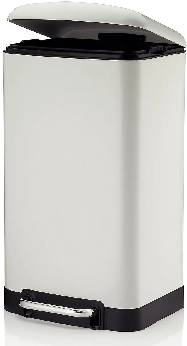 Kela Davino Afvalemmer RVS 30L - Wit - afbeelding 6 van 6