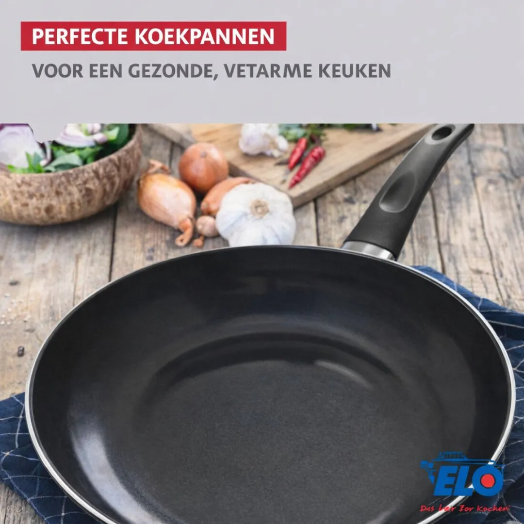 Fackelmann Elo Prima Keukengerei Set 4-delig - Inductie - Zwart