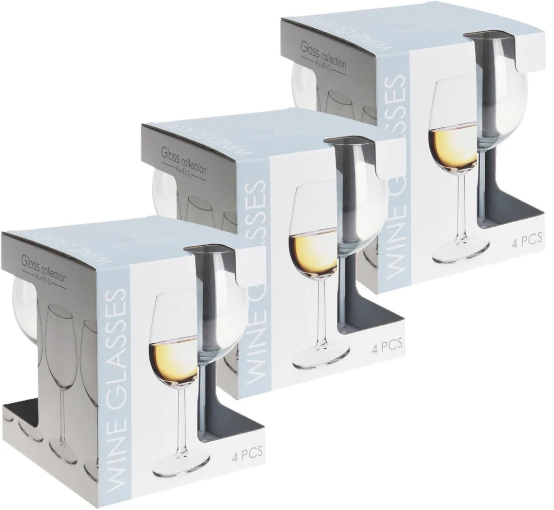 Excellent Houseware Wijnglazen 430ml - 12 Stuks