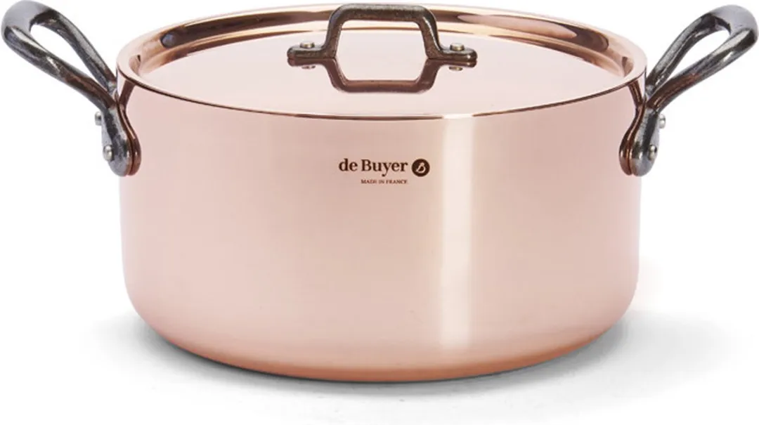 DeBuyer Inocuivre First Classe Kookpan 24cm - Koper - afbeelding 3 van 6