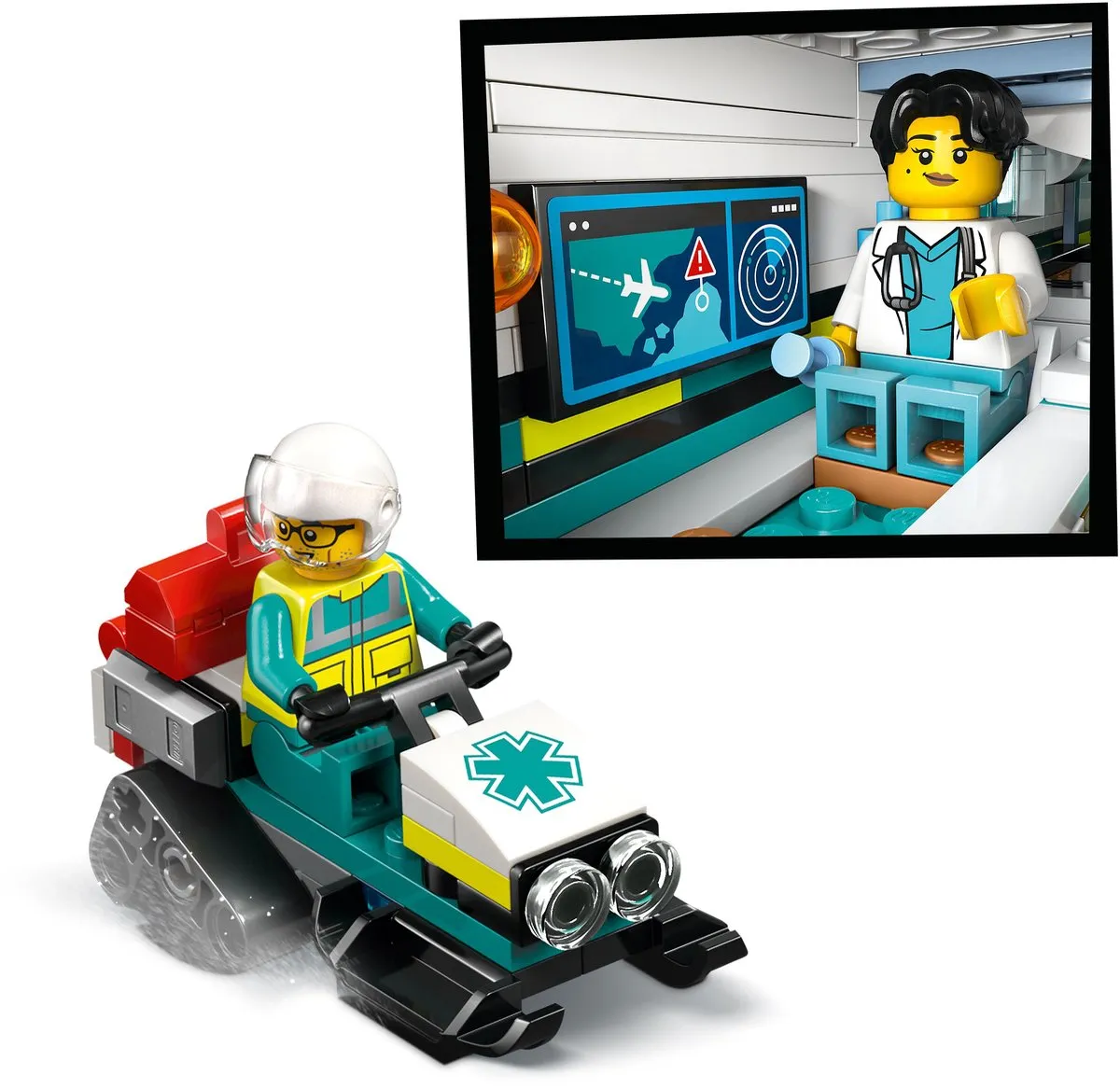 LEGO City Ambulancevliegtuig 60465 - 403 Stukken - 4 Minifiguren