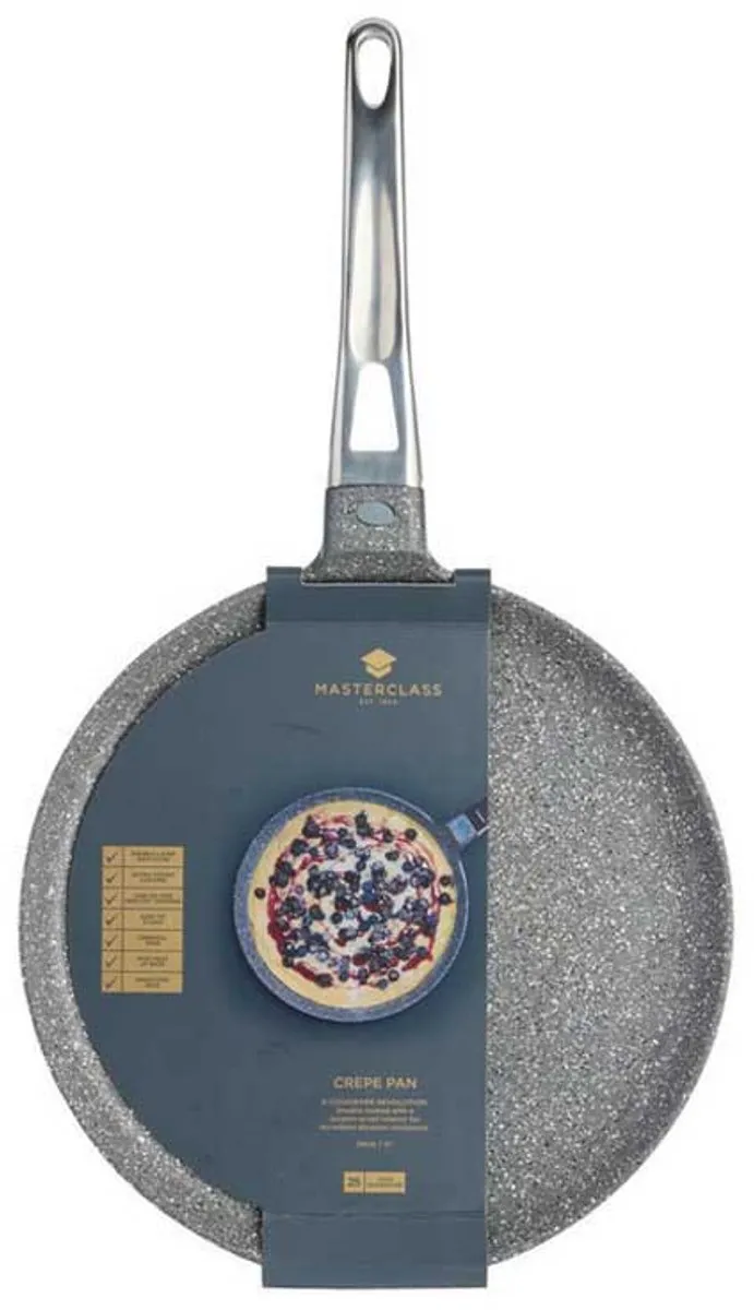 Masterclass Gietaluminium Pannenkoekenpan 28cm - Grijs