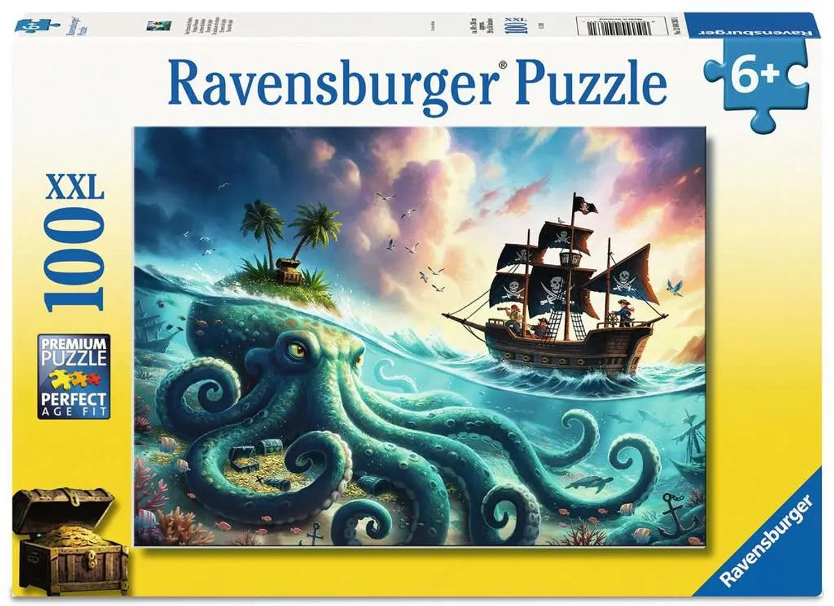 Ravensburger De Schat van de Kraken Kinderpuzzel 100 Stuks