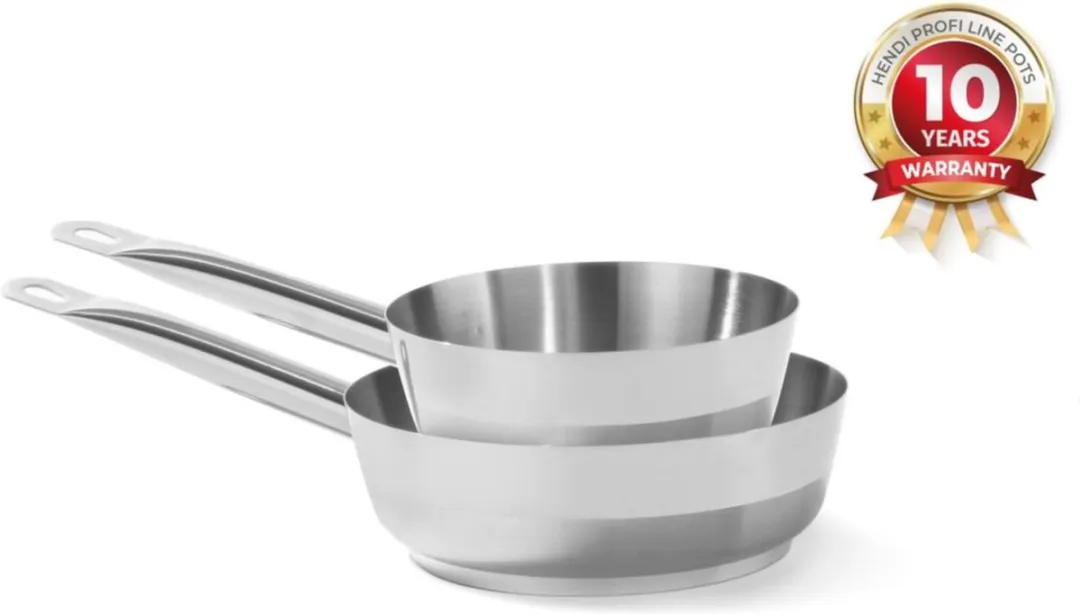 HENDI Sauteuse Profi Line 0,9L - Inductiebodem - RVS