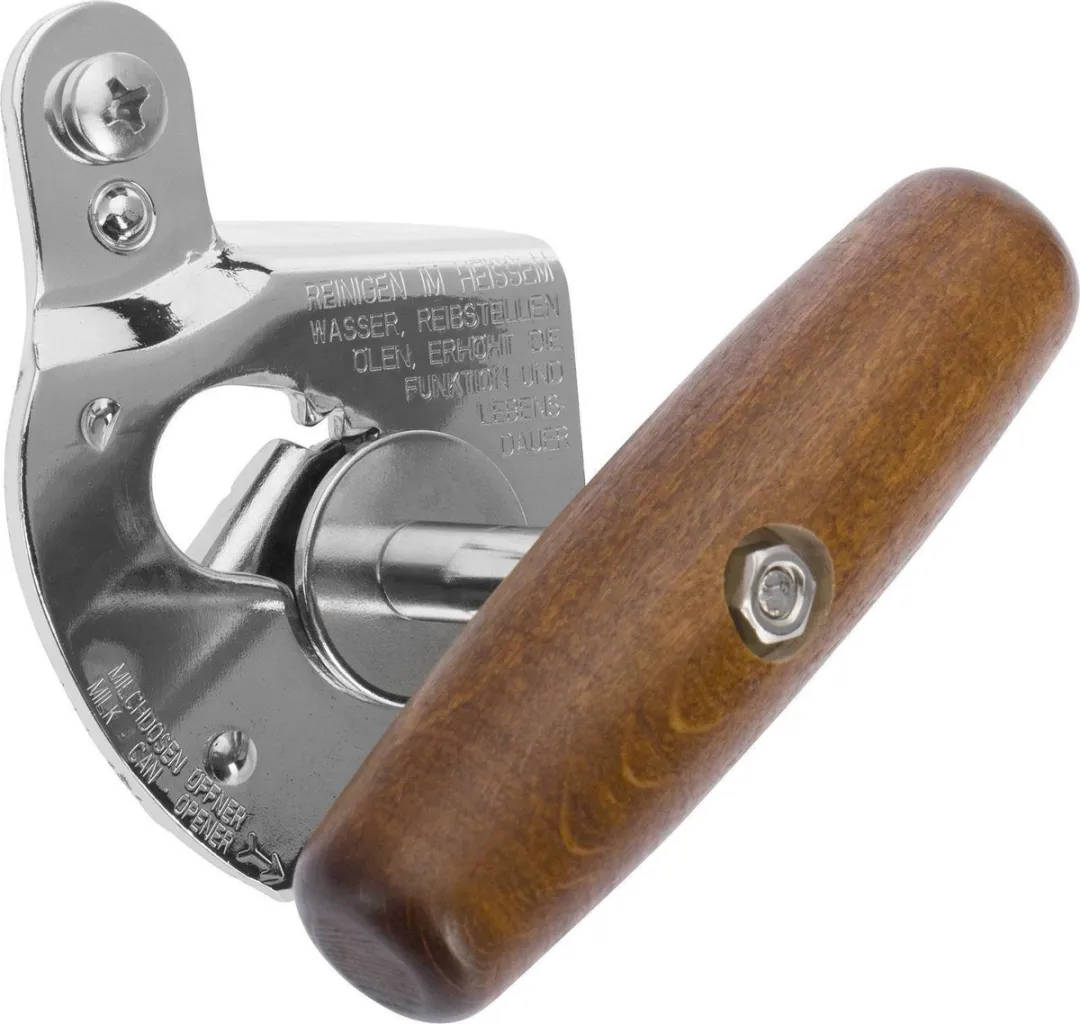 Westmark Titan Blikopener - Staal/Hout - 1 Stuks